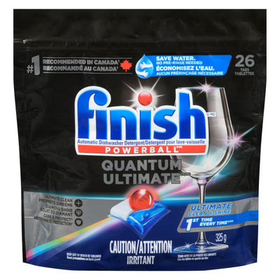 FINISH QUANTUM POWERBALL DETERGENT TABS 26s