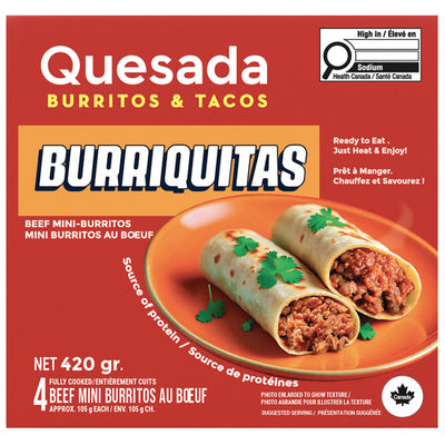 QUESADA BEEF BURRIQUITAS [420 g]