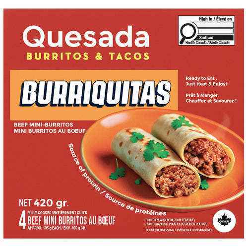 QUESADA BEEF BURRIQUITAS [420 g]