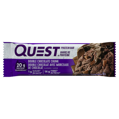 QUEST DOUBLE CHOCOLATE CHUNK BAR 60g