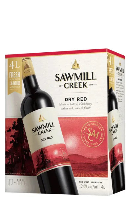 SAWMILL CREEK DRY RED WINE 4L
