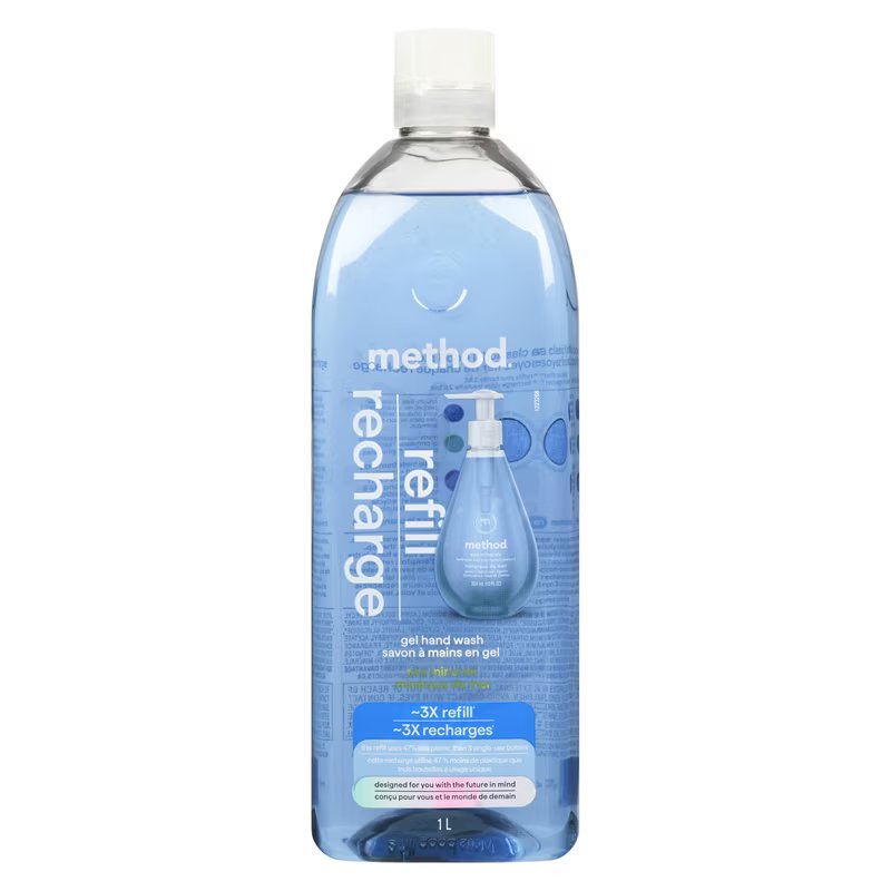 METHOD GEL HAND WASH REFILL SEA MINERALS 1L
