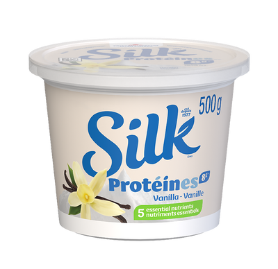 SILK PROTEIN PLANT BASE VANILLA YOGURT 500g