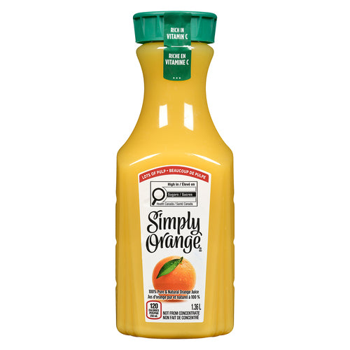 SIMPLY ORANGE LOTS PULP 1.36L