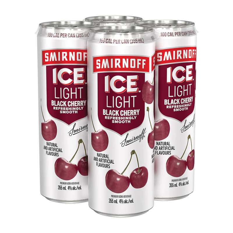 SMRNFF ICE BLK CHRRY LIGHT 4pk [4 ea]