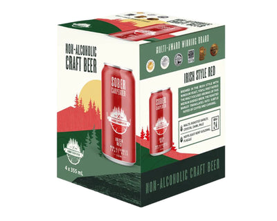 SOBR CARPNTR IRISH RED 4x355ml [4 pkg]