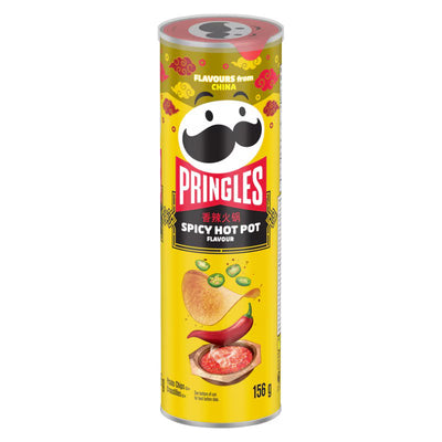 PRINGLES SPICY HOT POT FLAVOUR POTATO CHIPS 156g