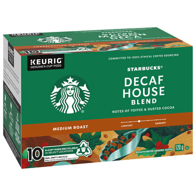 STRBKS DECAF HOUSE BLN KCUP 10 [120 g]