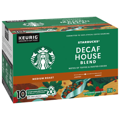STRBKS DECAF HOUSE BLN KCUP 10 [120 g]
