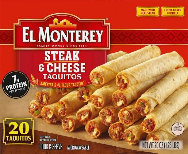 EL MNTRY STEAK & CHSE TAQUITO [567 g]