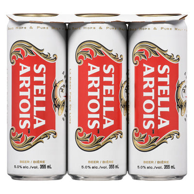 STELLA ARTOIS SLEEK CANS 6pk