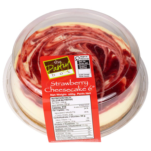 PASTRY BOX STRWBRY CHEESECAKE [600 g]