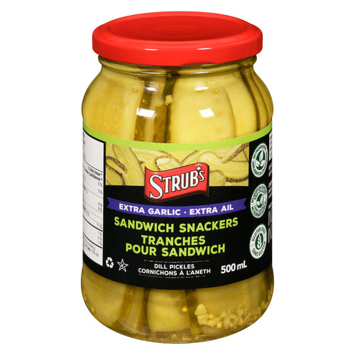STRUB EX GARLC SNDWCH PICKLES [500 ml]
