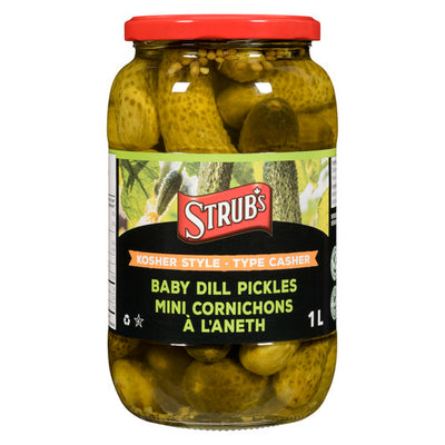 STRUB KOSHER BABY DILL PICKLES [1 l]