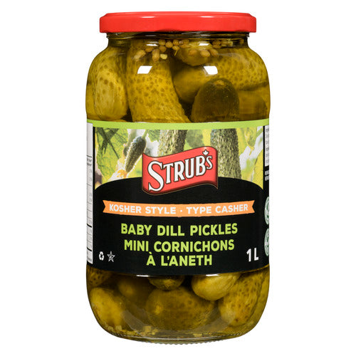 STRUB KOSHER BABY DILL PICKLES [1 l]