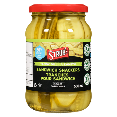 STRUB TANGY SNDWCH 50% PICKLES [500 ml]