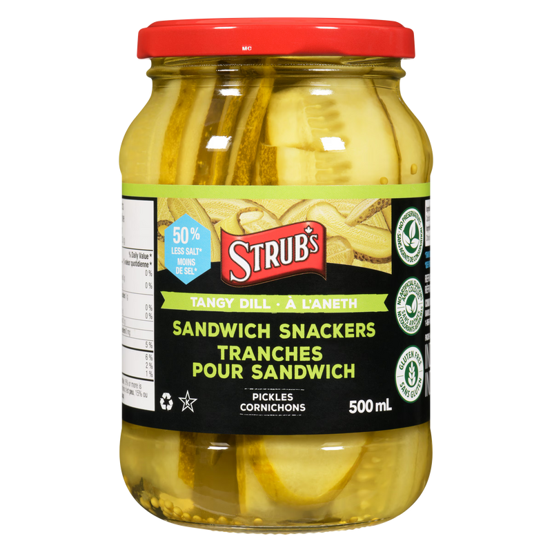 STRUB TANGY SNDWCH 50% PICKLES [500 ml]