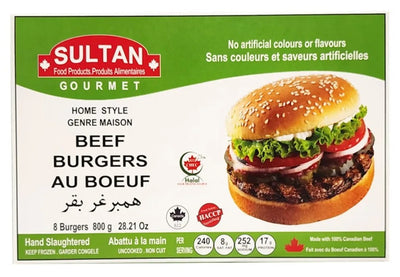 SULTAN FOODS BEEF BURGERS [800 g]