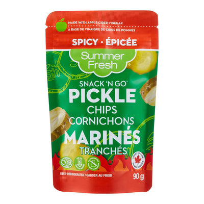 SUMMER FRESH SNACK N' GO SPICY PICKLE CHIPS 90g