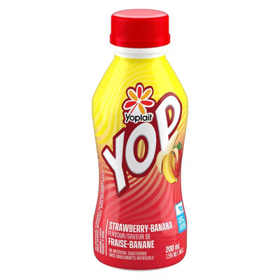 YOP DRINKABLE YOGURT STRAWBERRY BANANA 200ml