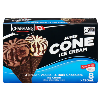 CHAP SUPER CONE FR VAN & CHOC [8 ea]
