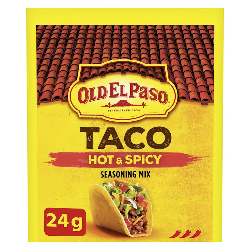 OLD EL PASO TACO SEAS. HOT [24 GM]