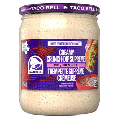 TACO BELL CREAMY CRUNCH DIP SUPREME 425g