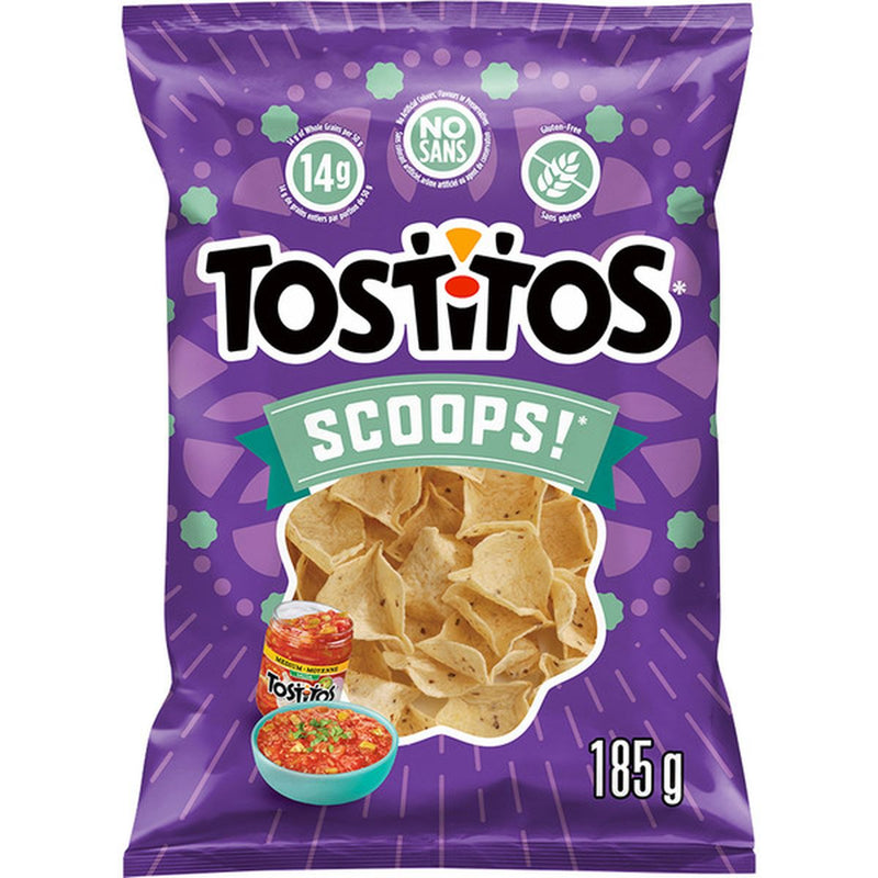 TOSTITOS SCOOPS CHIPS 185g