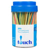 TOUCH COLOR RND MINT TOOTHPICK [250 ea]