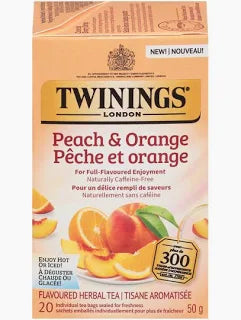 TWININGS PEACH & ORANGE 20ct
