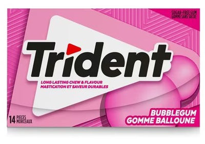 TRIDENT BUBBLEGUM 14PC