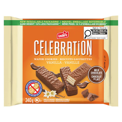 CELEBRATION WAFER COOKIES VANILLA 240g