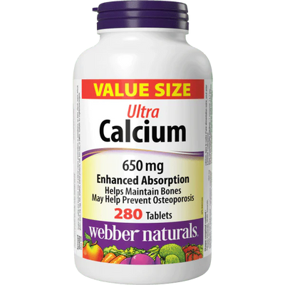 WEBBER ULTRA CALCIUM 650mg [280 ea]