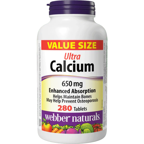 WEBBER ULTRA CALCIUM 650mg [280 ea]