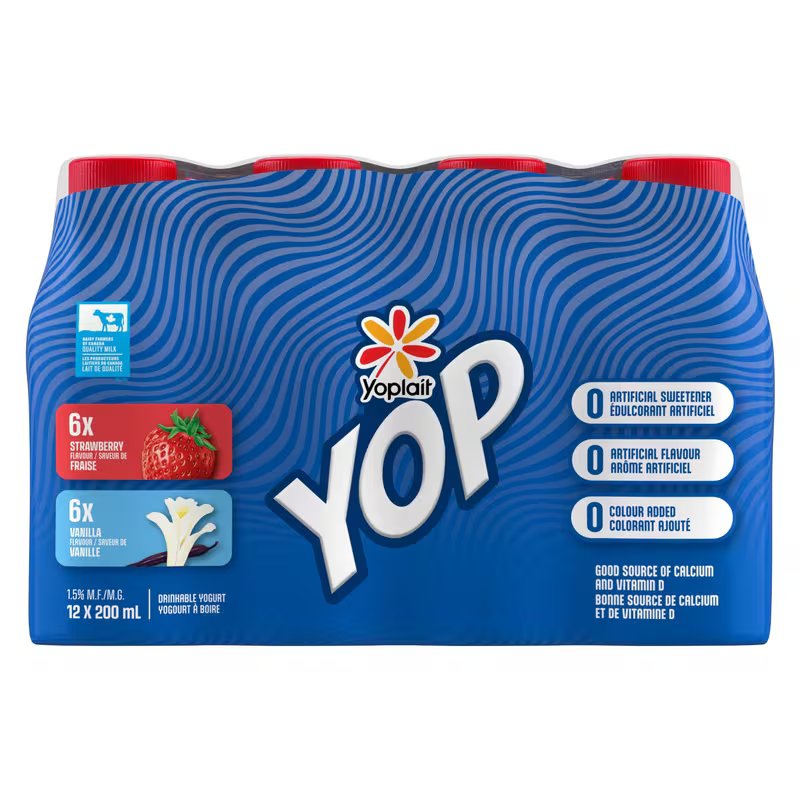 YOP STRWBRY VANILLA 12x200ml