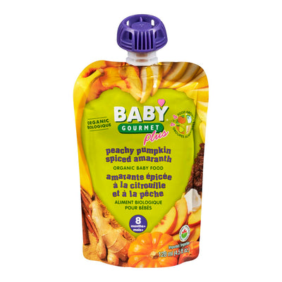 BABY GOURMET PEAR PUMPL PRUNE [128 ml]