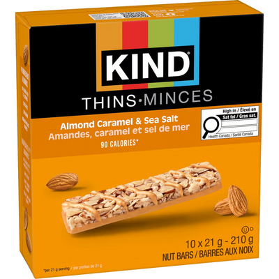 KIND THINS CARAMEL ALMOND 10pk [210 g]