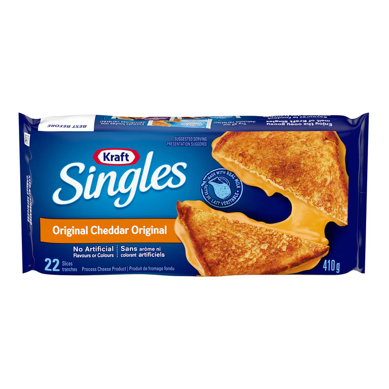 KRFT SNGLS CHEESE SLICE REG [410 g]