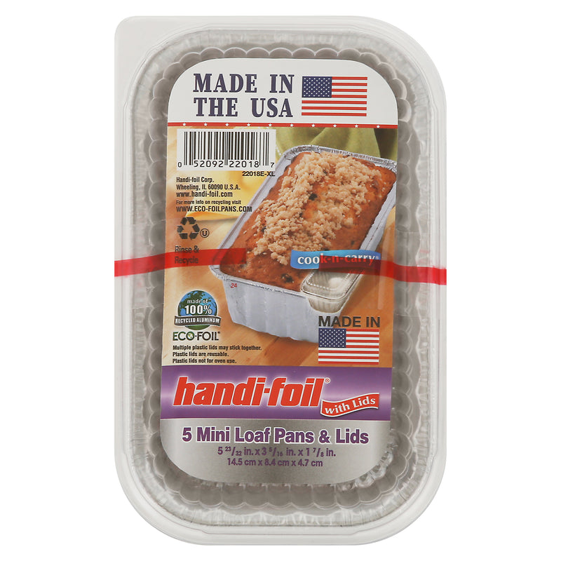 HANDI FOIL LOAF PAN w/LID 5pk [5 ea]