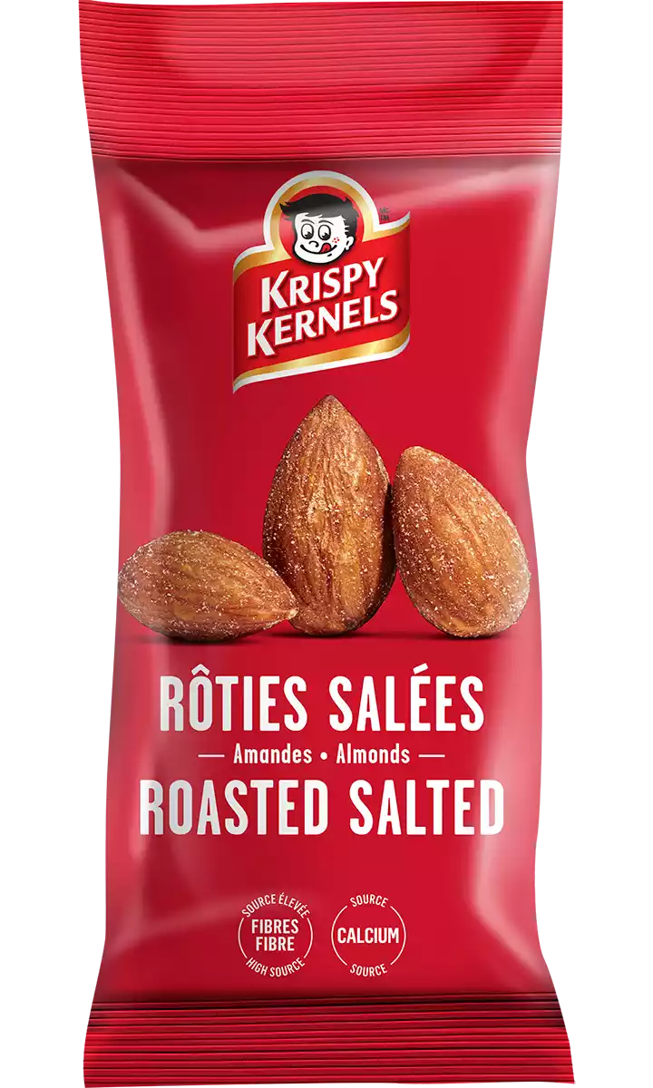 KRISP KERN RST & SALT ALMONDS [60 g]