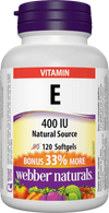 WEBBER VITAMIN E 400IU [1 ea]