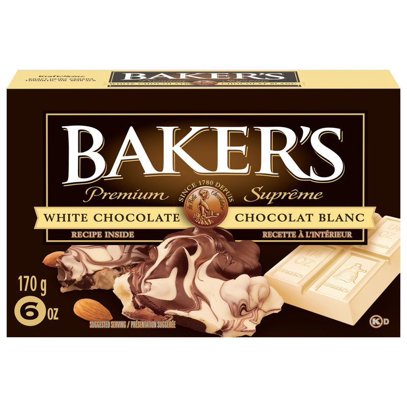 BAKERS WHITE CHOCOLATE [170 GM]