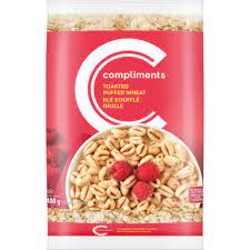 COMP PUFF WHEAT TOASTED CEREAL [400 g]