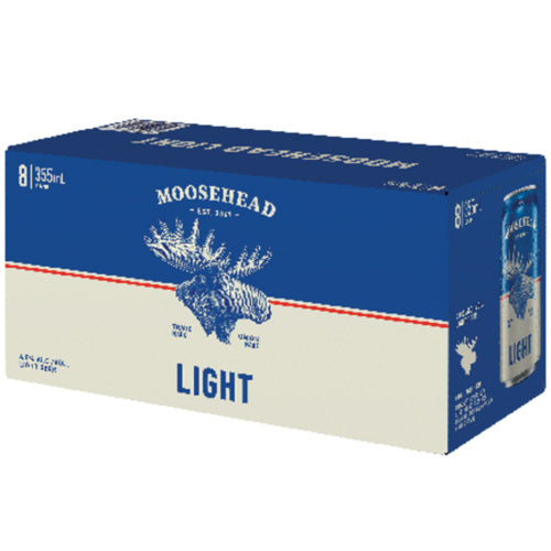 MOOSEHEAD LIGHT BEER 8x355ml [8 pkg]