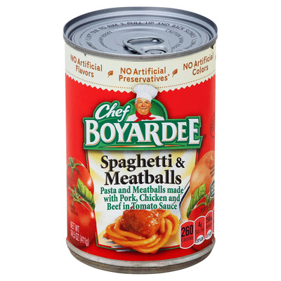 CHEF SPAGHETTI WITH MEAT BALLS [418 g]