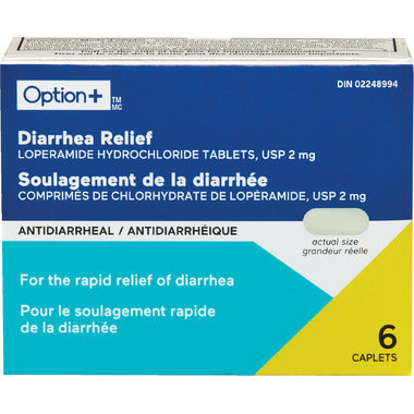 OPTN+ DIARRHEA RELIEF 2mg [6 ea]