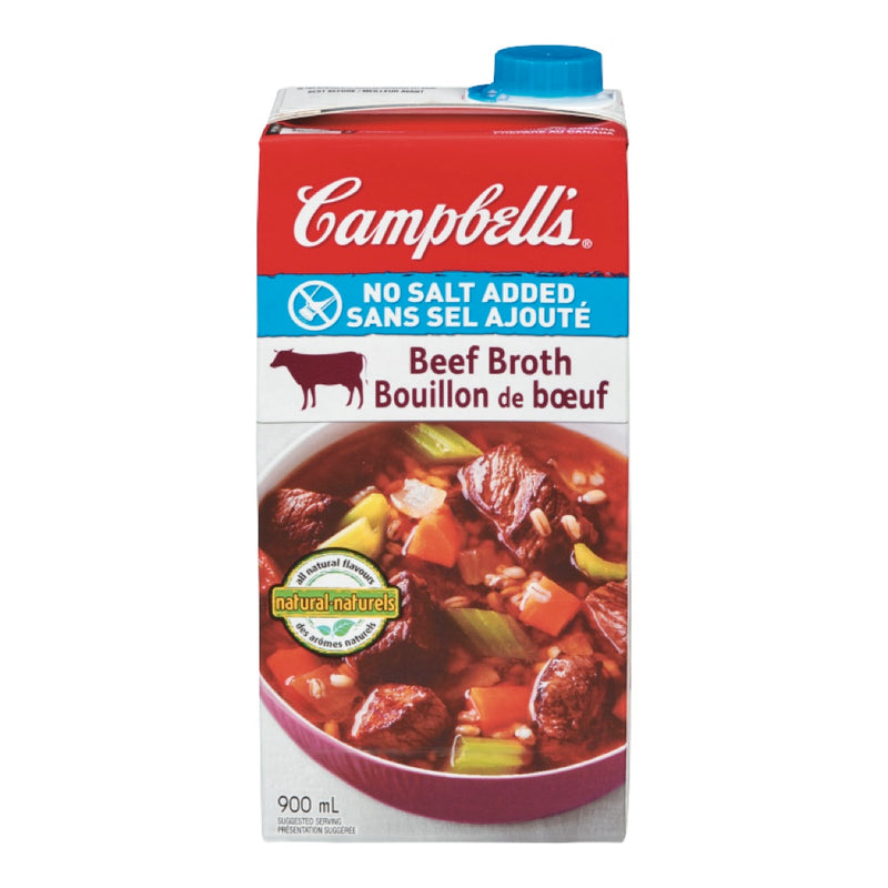 CAMPBELLS NO SALT BEEF BROTH [900 ml]