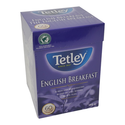 TETLEY ENGLISH BRKFST TEA 60s [60 pkg]