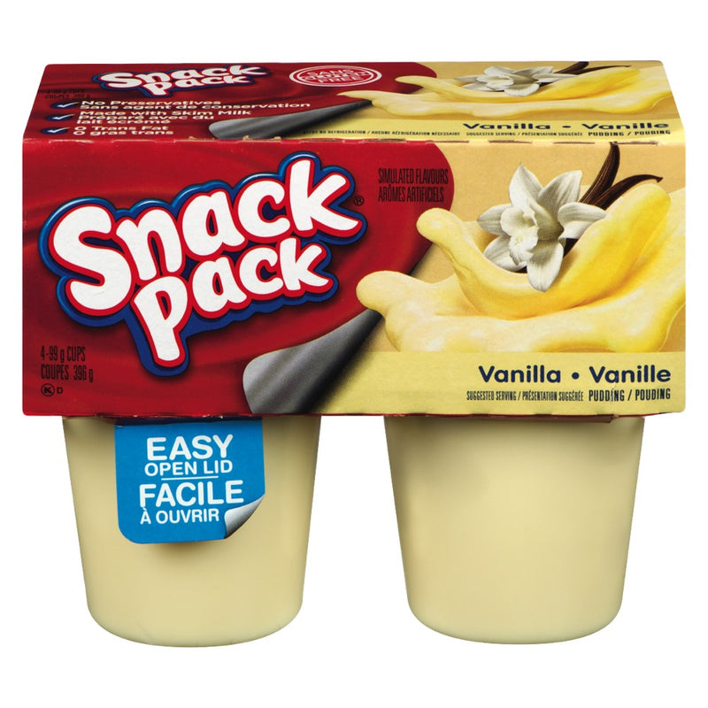 SNACK PACK VANILLA PUDDING 4PK [4 ea]
