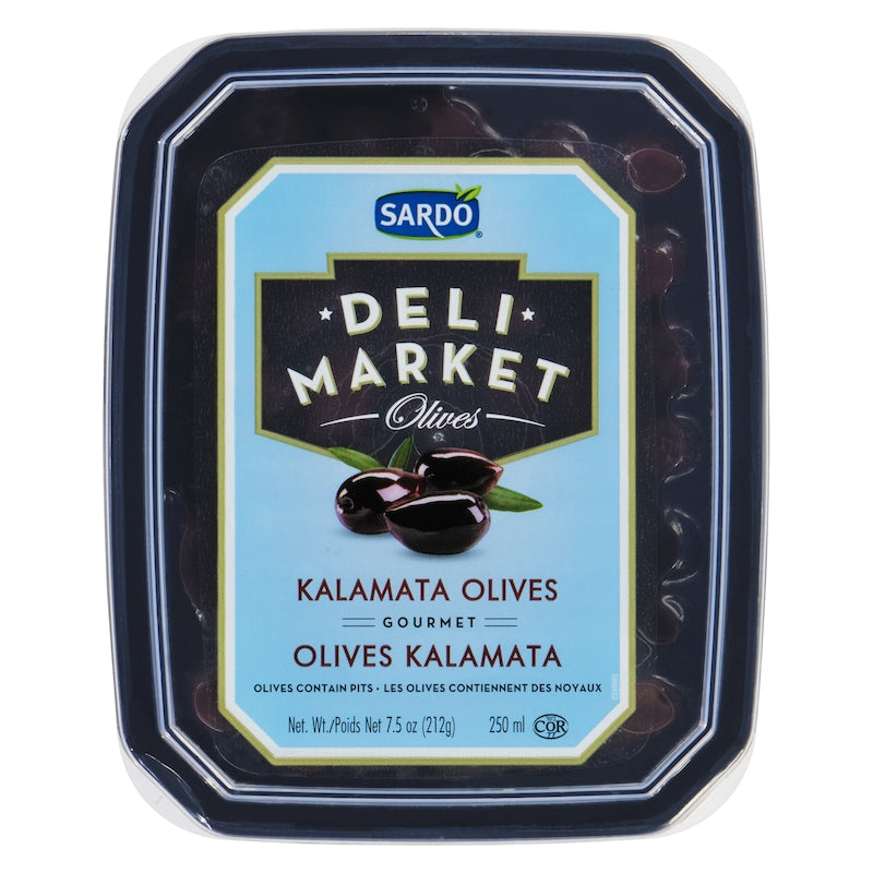 SARDO GREEK KALAMATA OLIVES [250 ml]
